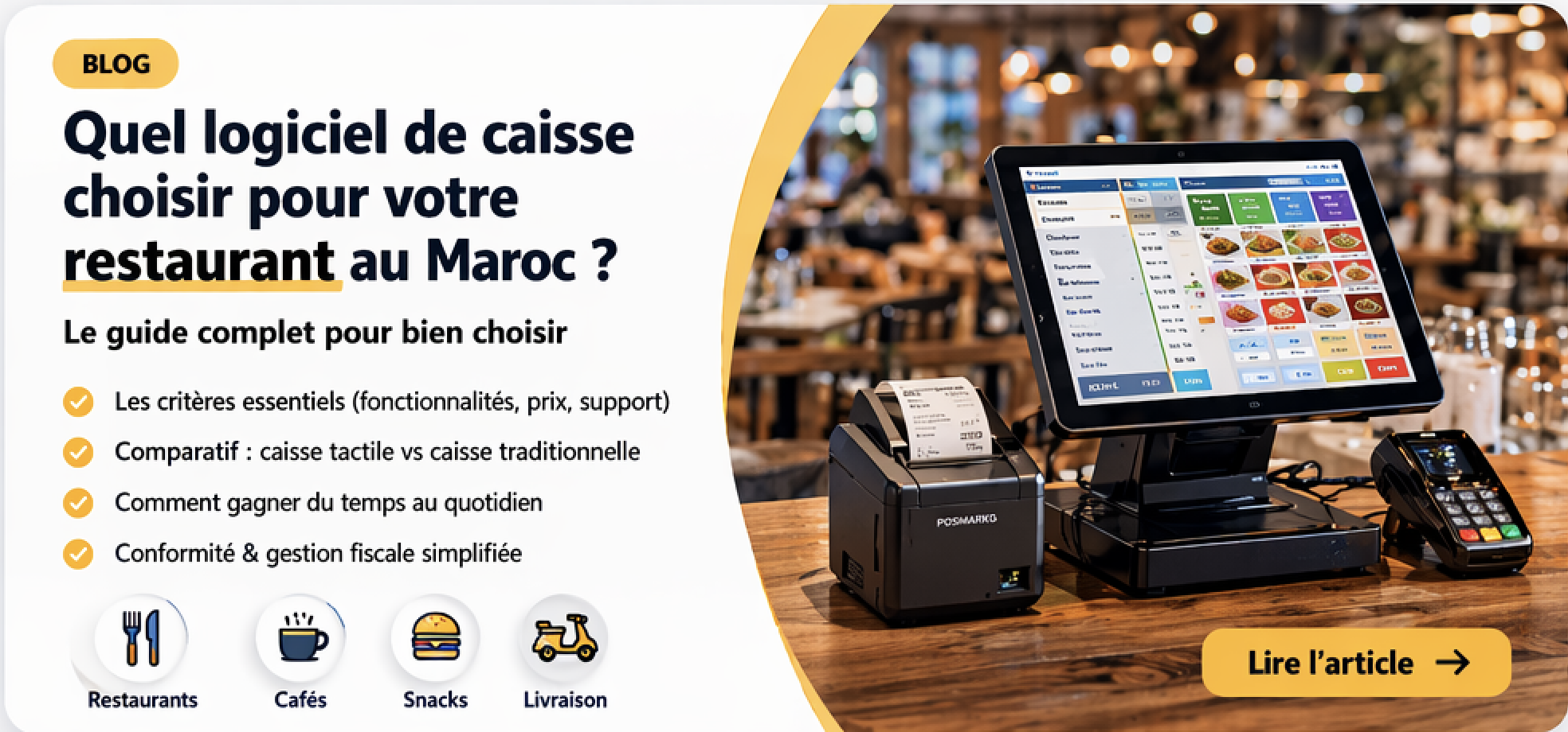 Quel logiciel de caisse choisir pour votre restaurant au Maroc