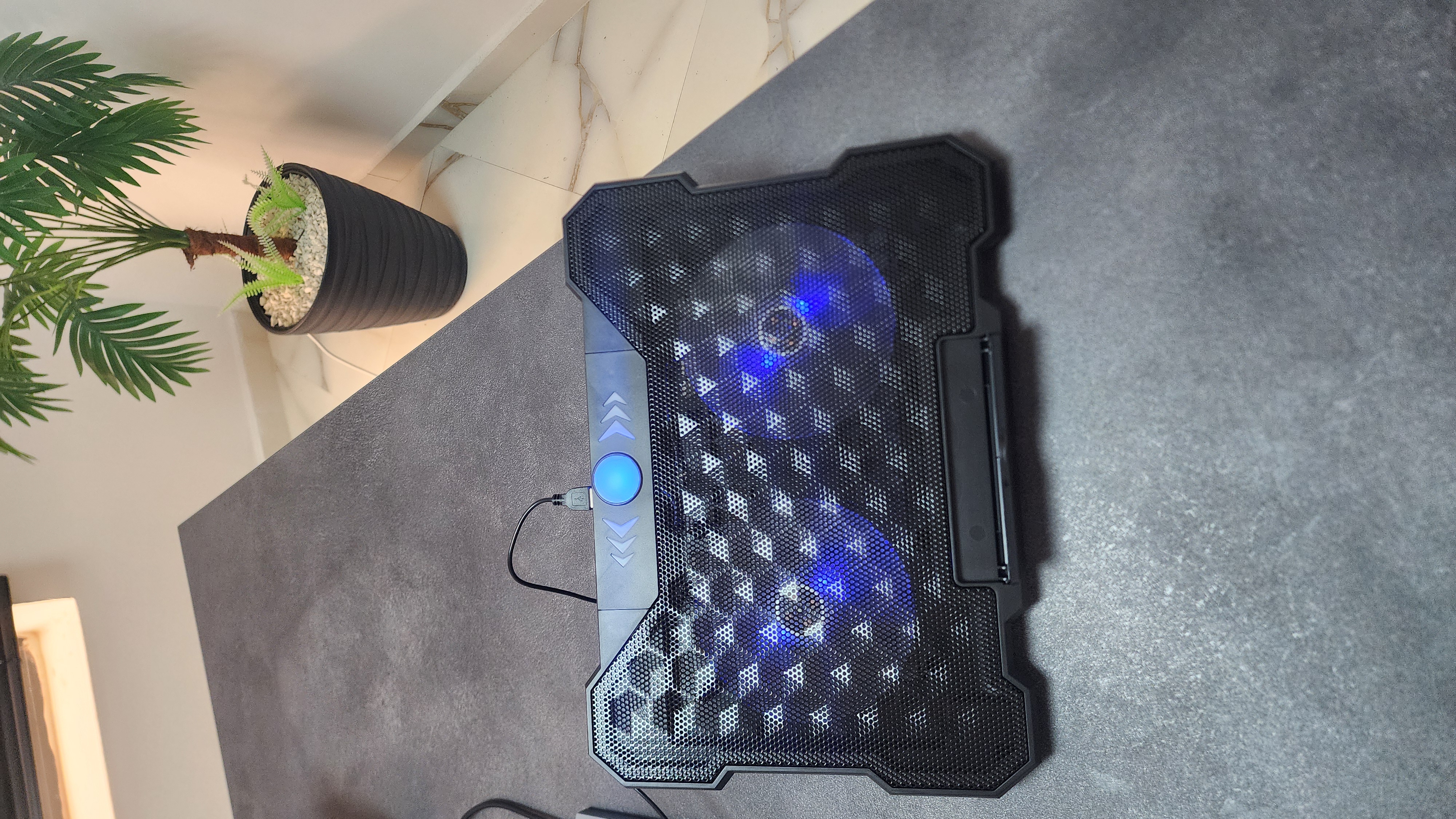 Support Refroidisseur PC Portable Gaming RGB – Double Ventilateur 2