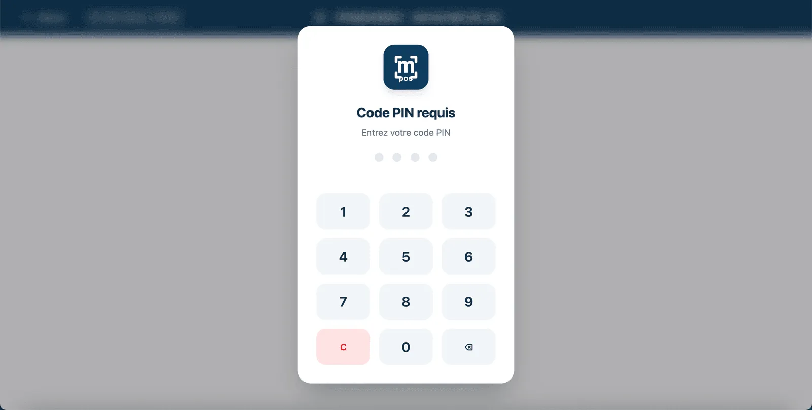 Interface du logiciel de caisse - Logiciel de Gestion pour Salons de Beauté & Coiffure