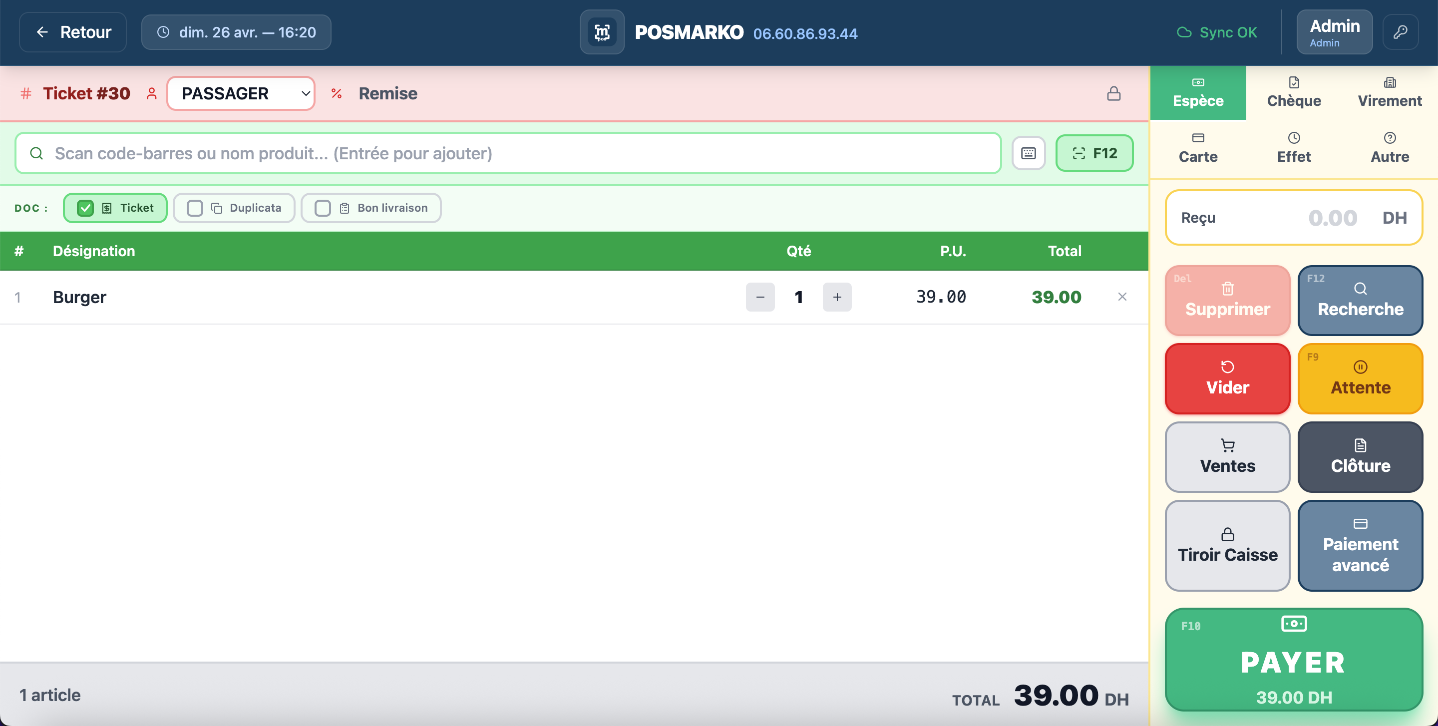 Système POS pour Quincailleries & Divers