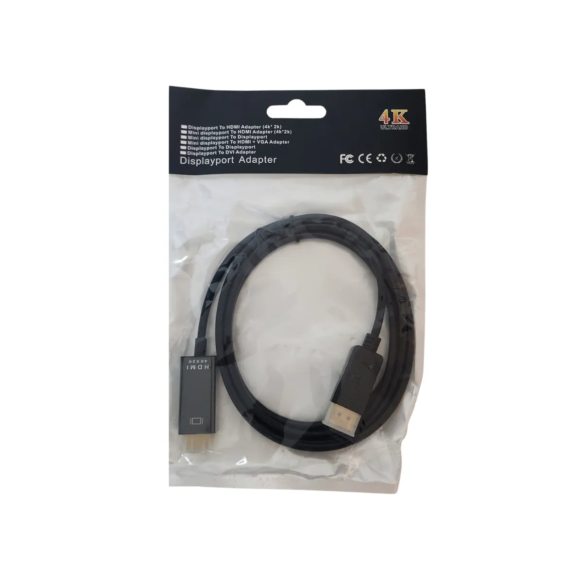 Adaptateur DisplayPort vers HDMI 4K – DP Mâle vers HDMI Femelle 2