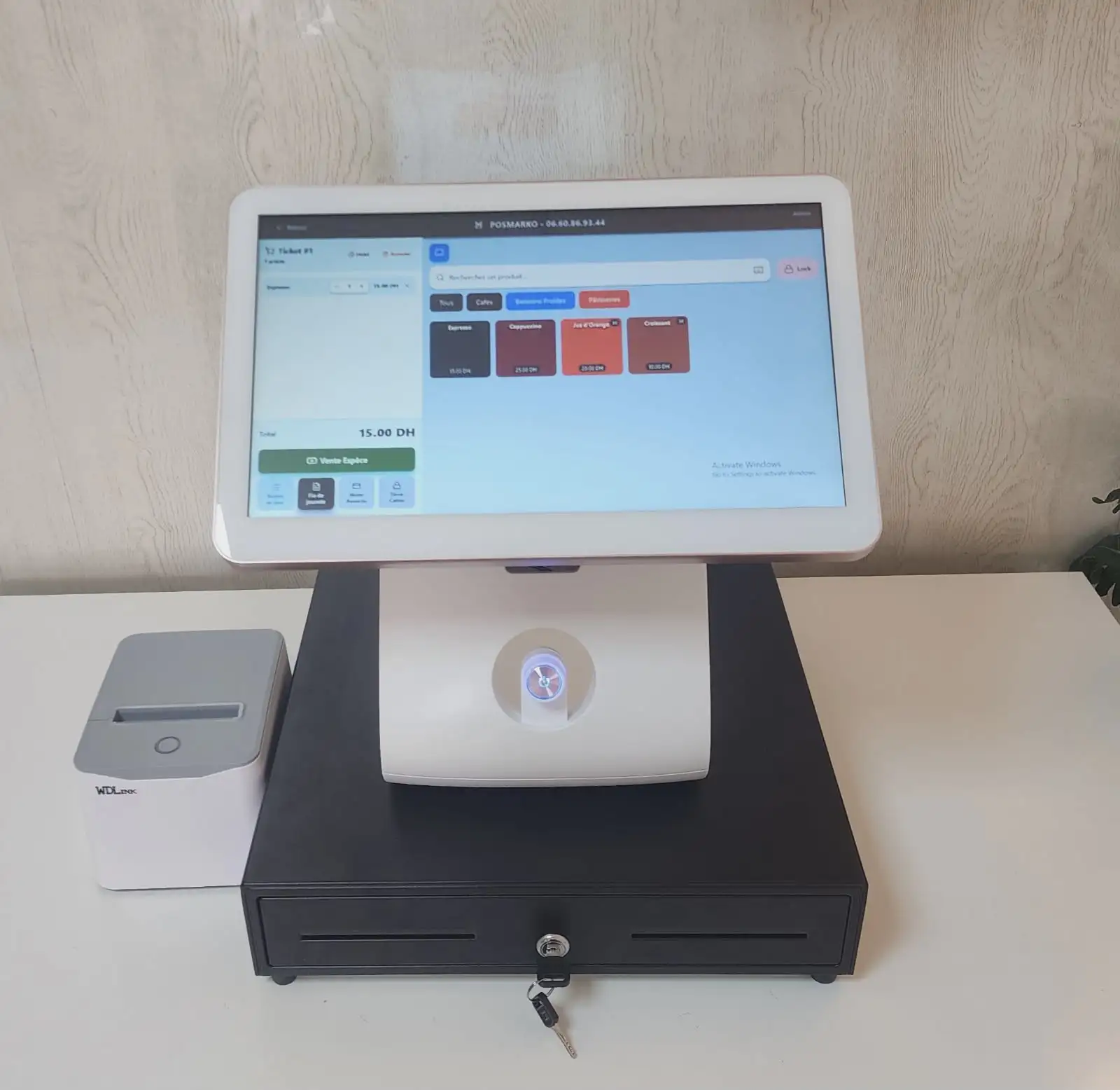 Pack Caisse Tactile All-in-One POSMARKO