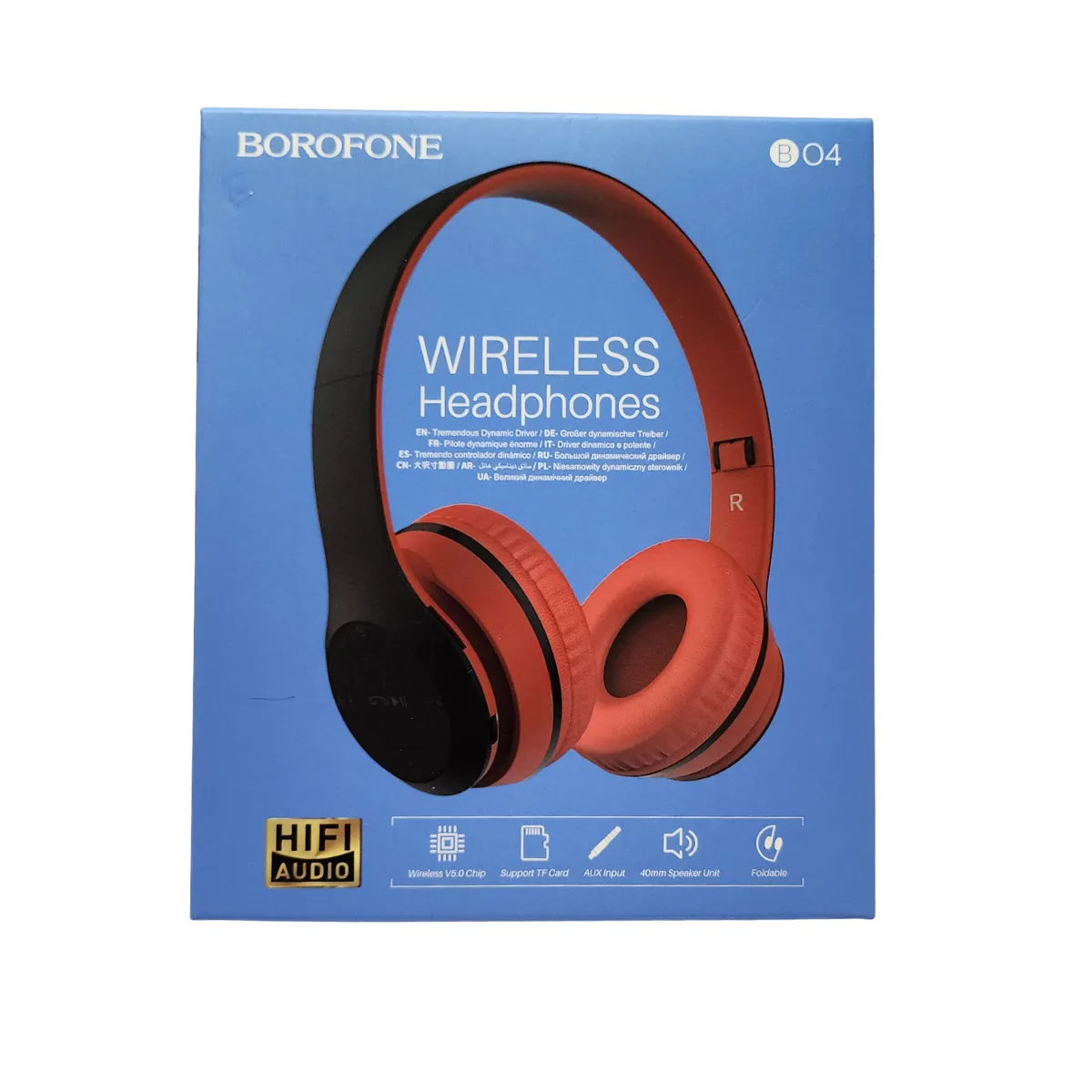 Casque Bluetooth Borofone BO4 Wireless Hi-Fi