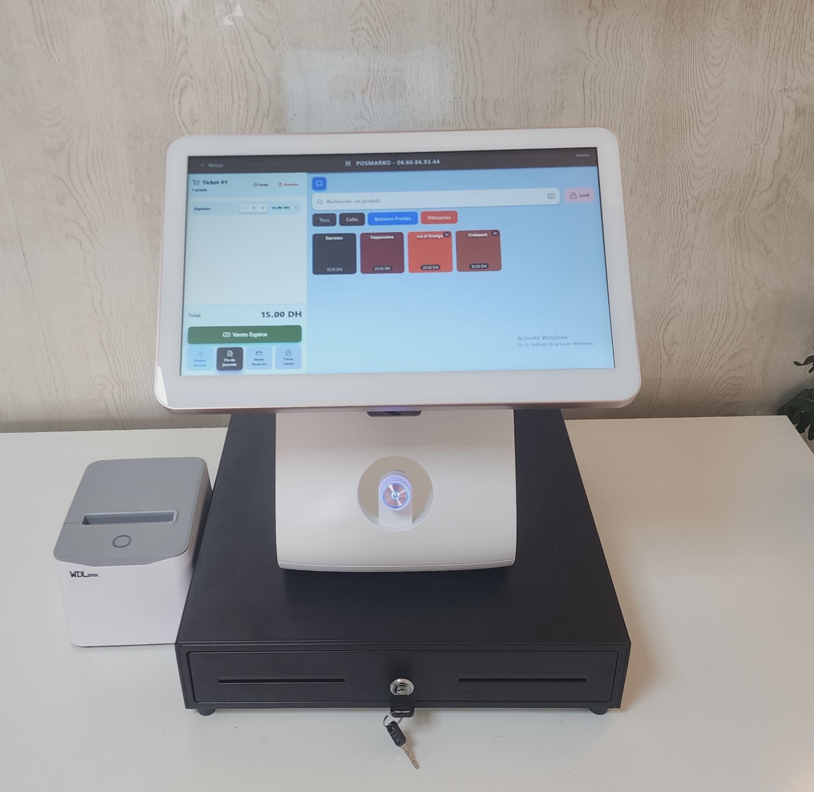 Pack Caisse Tactile All-in-One POSMARKO