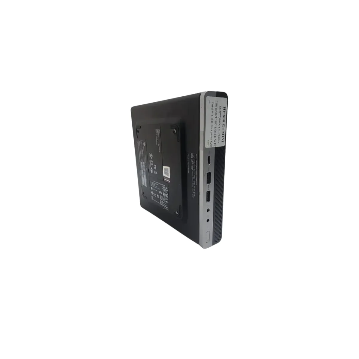 Mini PC HP EliteDesk 800 G4 – Core i5 8e Gén, 8 Go RAM, SSD 256 Go, Wi-Fi 2