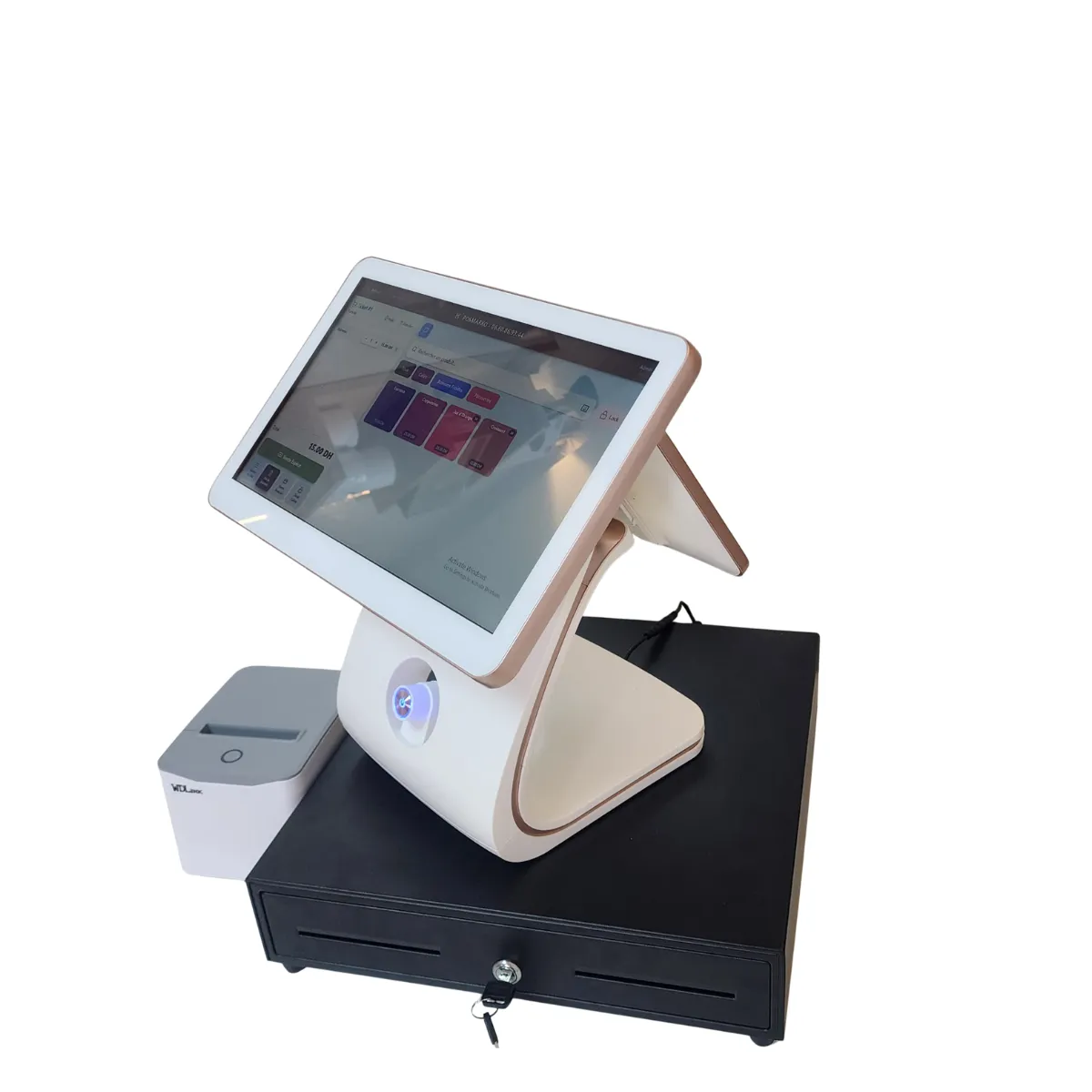 Pack Caisse Enregistreuse Tactile double écran