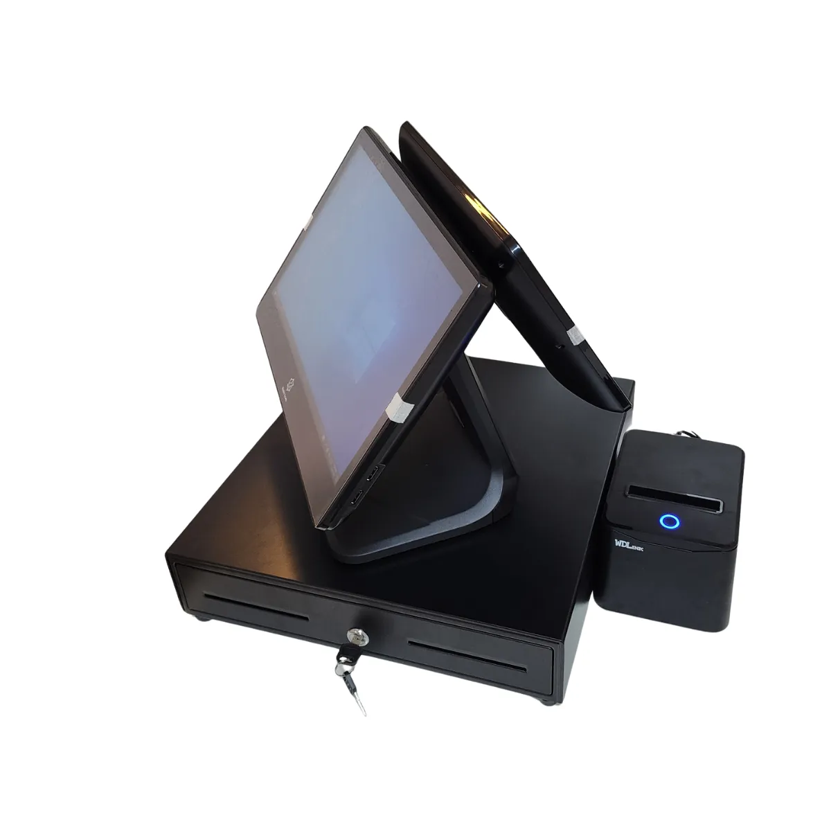 Pack Caisse Tactile Double Écran i3 Complet  2