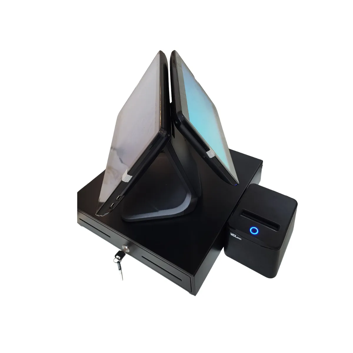 Pack Caisse Tactile Double Écran i3 Complet  3