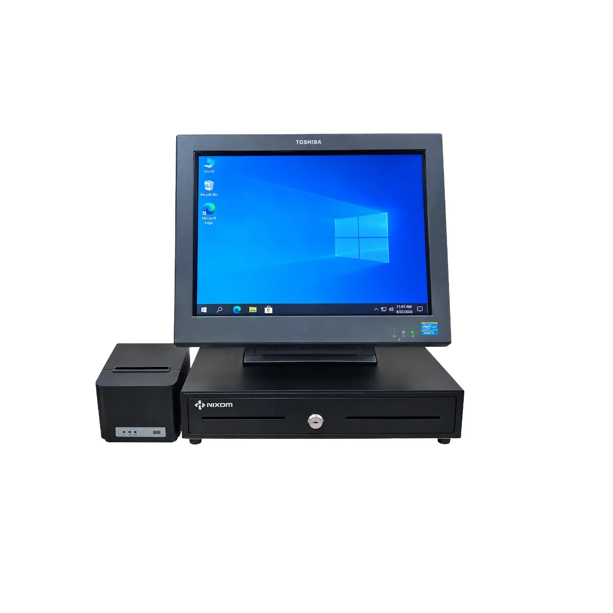 Pack Caisse Tactile Toshiba Remis à Neuf – Core i5-2400, 4 Go RAM, HDD 320 Go