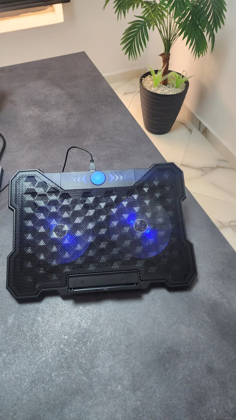 Support Refroidisseur PC Portable Gaming RGB – Double Ventilateur 2